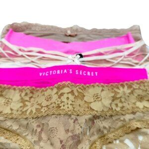 Victoria's Secret Pack 4 Panties Size Large NWT